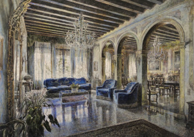 Interno blu